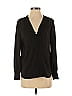 T Tahari Black Long Sleeve Blouse Size XS - photo 1
