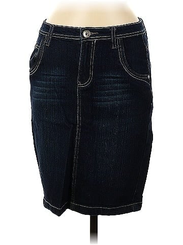 No Fuze Jeans Denim Skirt (view 1)