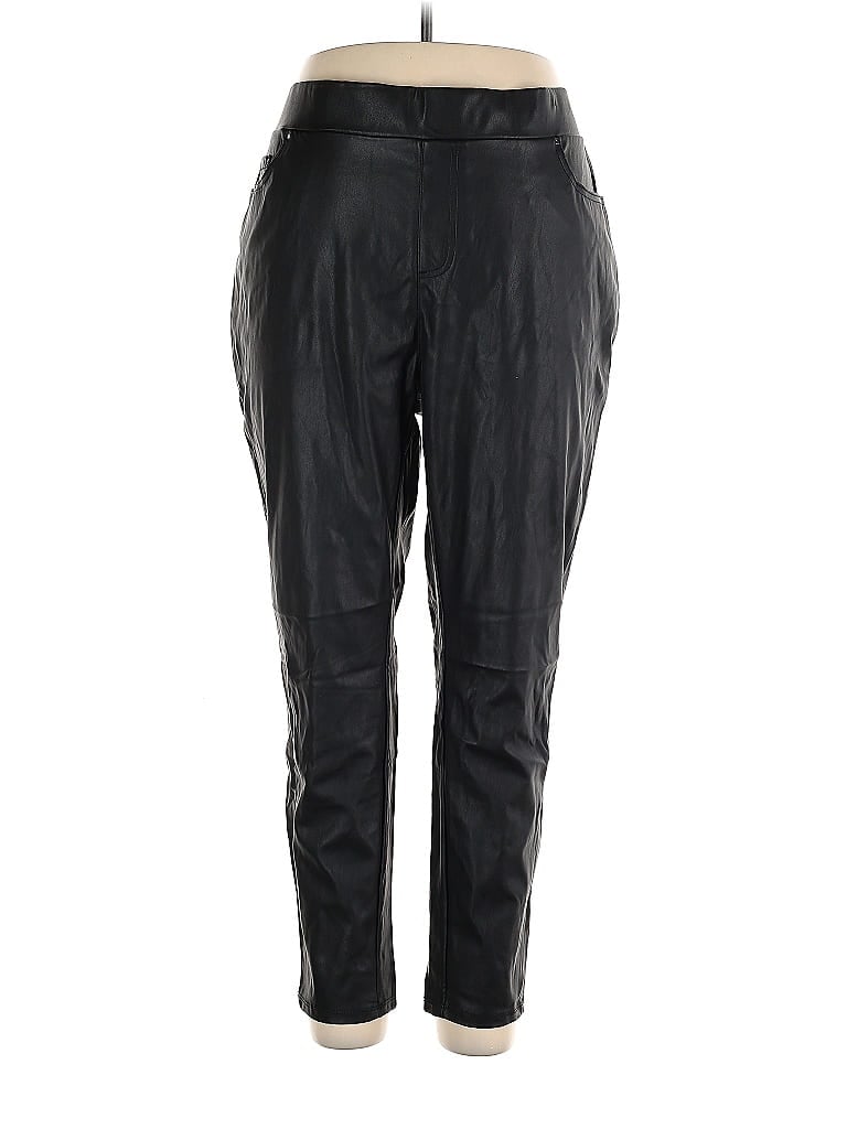 Pre-owned Terra & Sky Casual Pants In Black