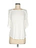 Pret-a-PorTEE Ivory 3/4 Sleeve T-Shirt Size M - photo 1
