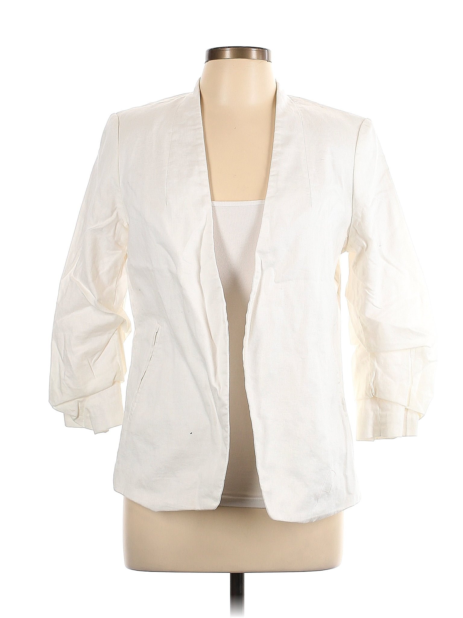 Banana Republic Factory Store Ivory Blazer Size 10 70 off ThredUp