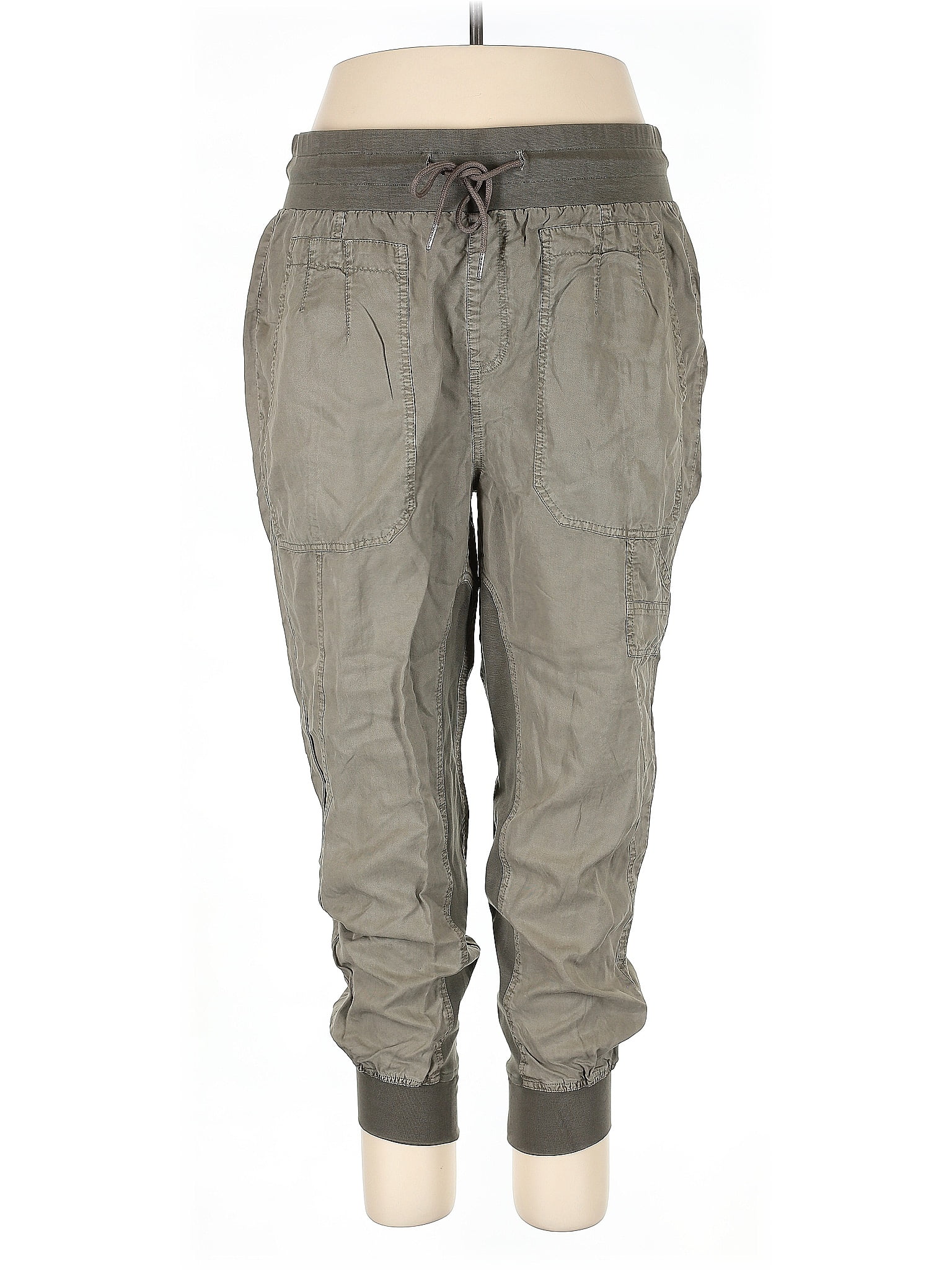 Quince 100 Lyocell Gray Cargo Pants Size XL 64 off ThredUp