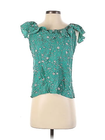 Fei Short Sleeve Silk Top (view 1)