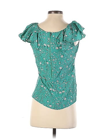 Fei Short Sleeve Silk Top (view 2)