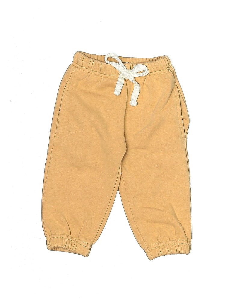 Orcas Lucille Solid Yellow Casual Pants 3-6 MO / 6 MO - photo 1
