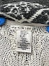 Max Studio 100% Cotton Gray Black Cardigan Size 7 - 8 - photo 3
