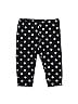Just One You Made by Carter's 100% Cotton Polka Dots Black Leggings 0-3 MO / 3 MO - photo 1