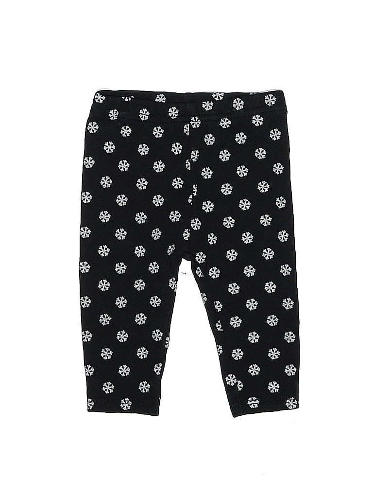 Just One You Made by Carter's 100% Cotton Polka Dots Black Leggings 0-3 MO / 3 MO - photo 1