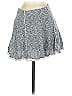 Harlyn Solid Gray Casual Skirt Size S - photo 1