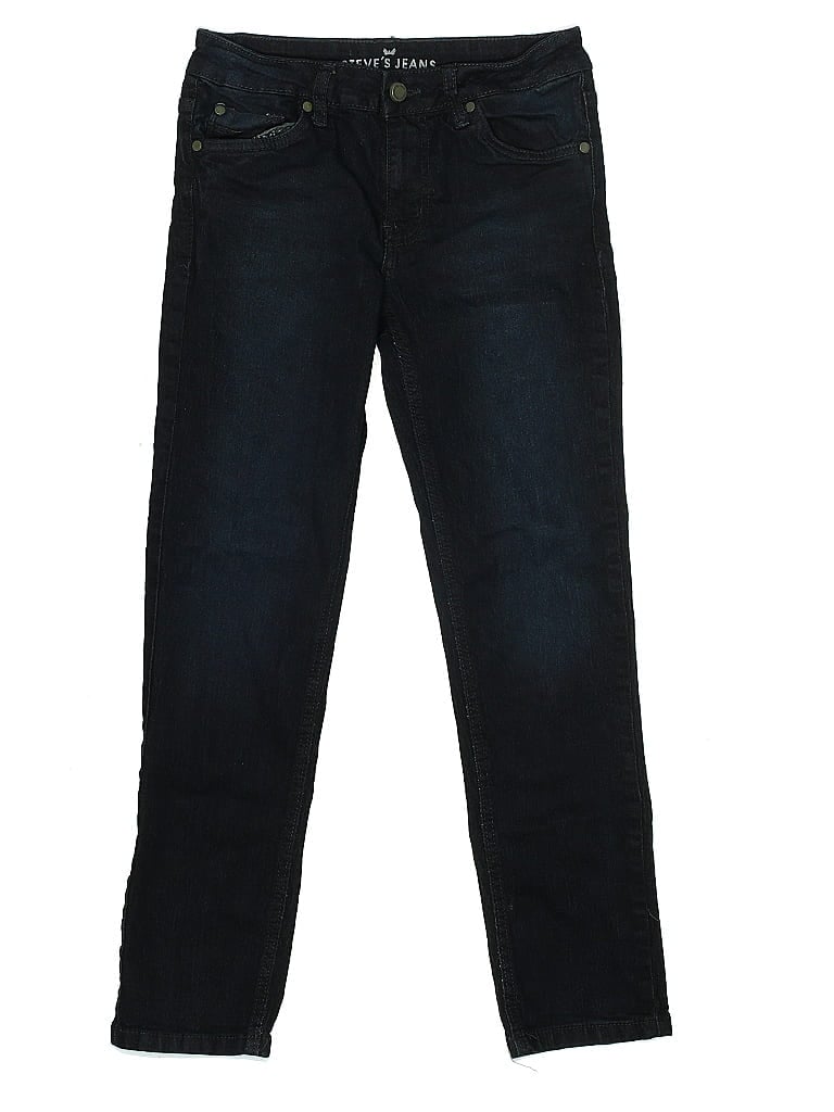 Steve's Jeans Solid Blue Jeans Size 10 - photo 1