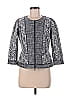 Lafayette 148 New York Houndstooth Gray Jacket Size 6 (petite) - photo 1