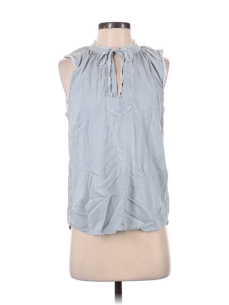 Pre-owned Cloth & Stone X Anthropologie Sleeveless Blouse In Gray