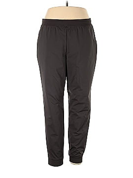 Skora Solid Black Casual Pants Size S