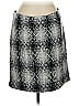 Amanda + Chelsea 100% Polyester Tweed Gray Casual Skirt Size 10 - photo 1