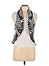 Max Studio 100% Cotton Gray Black Cardigan Size 7 - 8 - photo 1