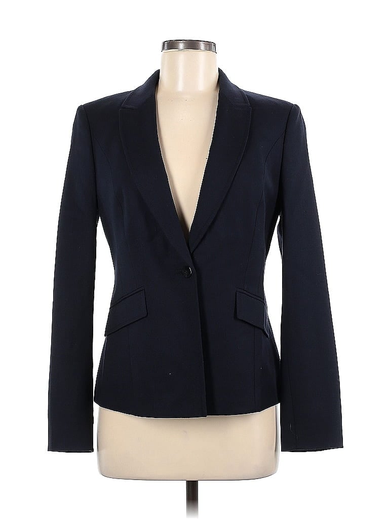 BOSS by HUGO BOSS Blue Wool Blazer Size 6 - photo 1