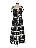 Christian Lacroix 100% Cotton Black Blue Casual Dress Size S - photo 1