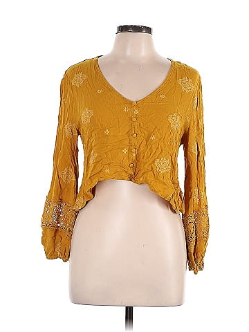 En Creme 3/4 Sleeve Blouse (view 1)