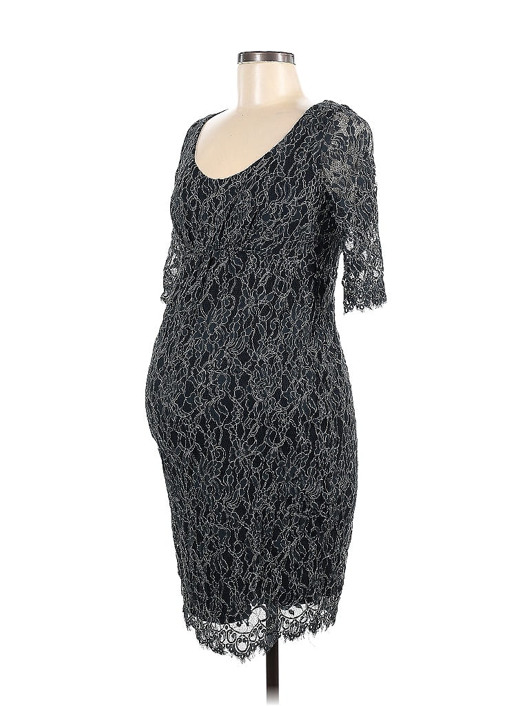 Seraphine Gray Cocktail Dress Size 4X - photo 1