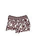 rue21 100% Rayon Paisley Burgundy Shorts Size XS - photo 2