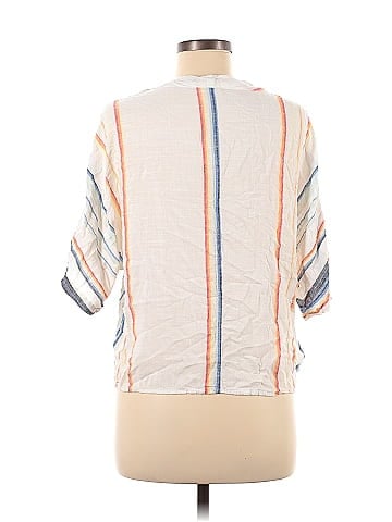 En Creme Short Sleeve Blouse (view 2)