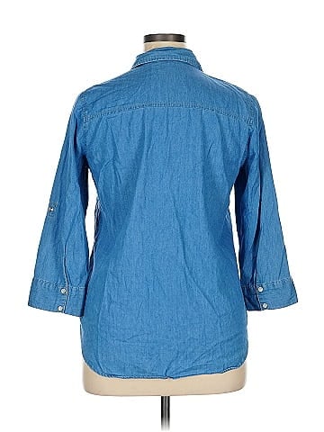 Takara 3/4 Sleeve Button-Down Shirt (view 2)