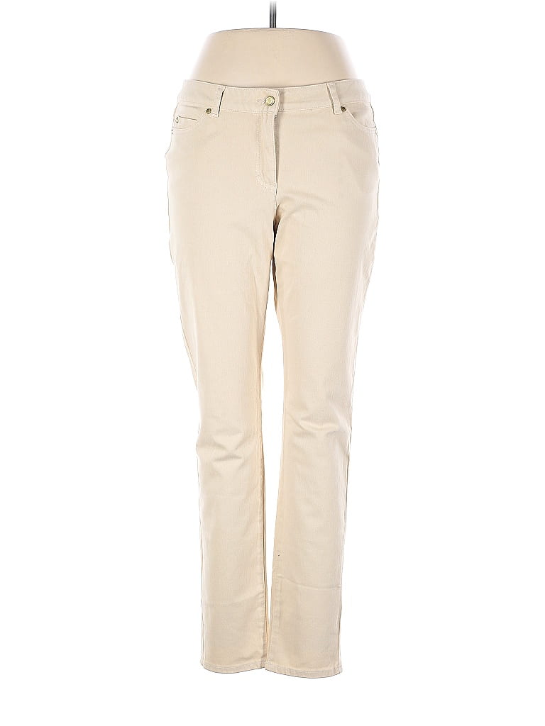 J. McLaughlin Ivory Jeans Size 12 77 off ThredUp