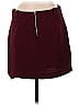 Les Petites... Collection 100% Polyester Solid Burgundy Casual Skirt Size EU (FR) 40 / US 8 - photo 2
