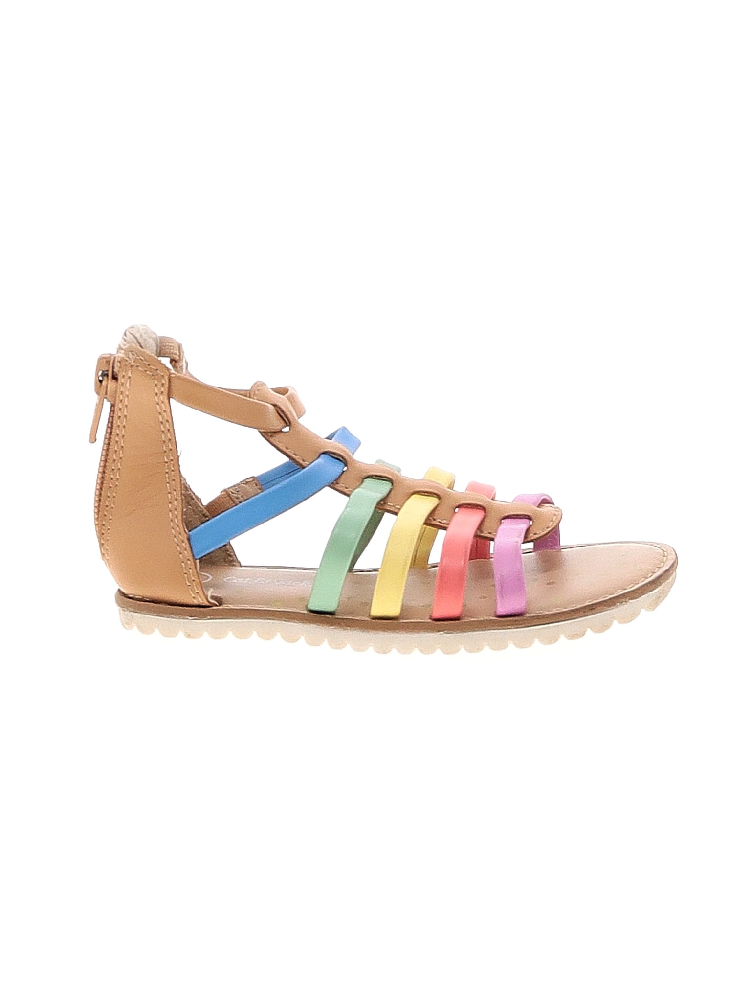 Cat & Jack Color Block Tan Sandals Size 8 33 off ThredUp