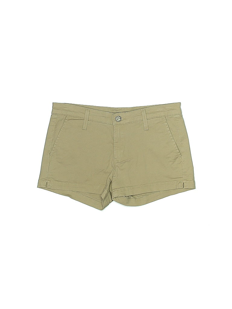 Adriano Goldschmied Solid Green Tan Khaki Shorts Size 26 waist - photo 1