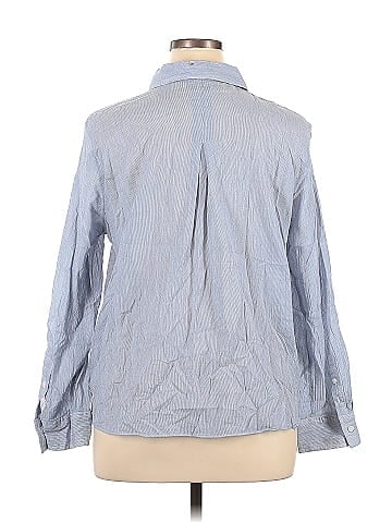 Elizabeth and James Long Sleeve Button-Down Shirt (view 2)