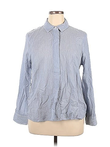 Elizabeth and James Long Sleeve Button-Down Shirt (view 1)