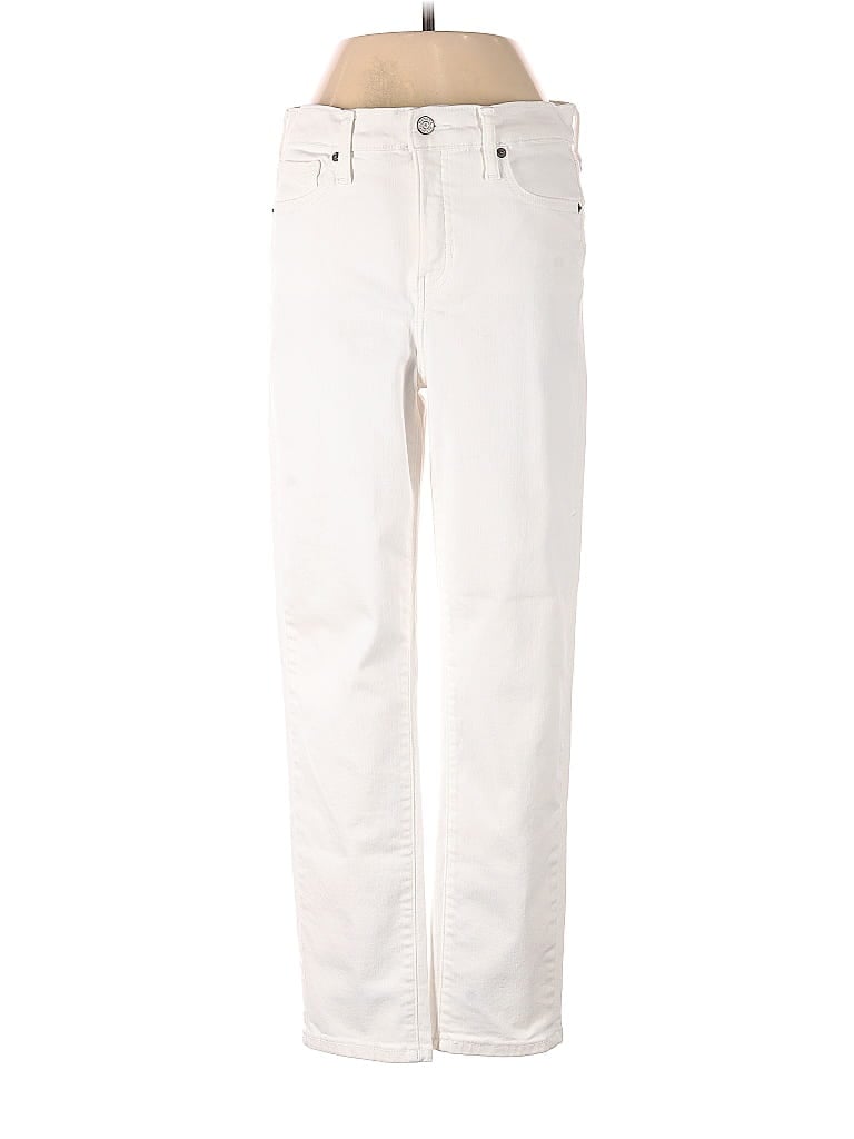 Pre-owned Banana Republic Factory Store Jeans In White