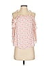 Parker Pink 3/4 Sleeve Silk Top Size XS - photo 1
