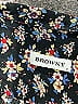 BROWNY Floral Black 3/4 Sleeve Blouse One size - photo 3
