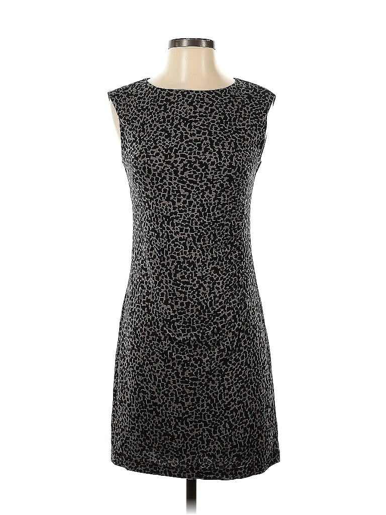 Pre-owned Ann Taylor Loft Cocktail Dress In Black