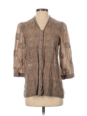 Forever That Girl for Anthropologie 3/4 Sleeve Blouse (view 1)