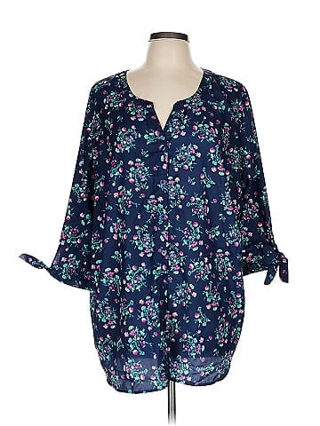 Catherines 3/4 Sleeve Blouse (view 1)