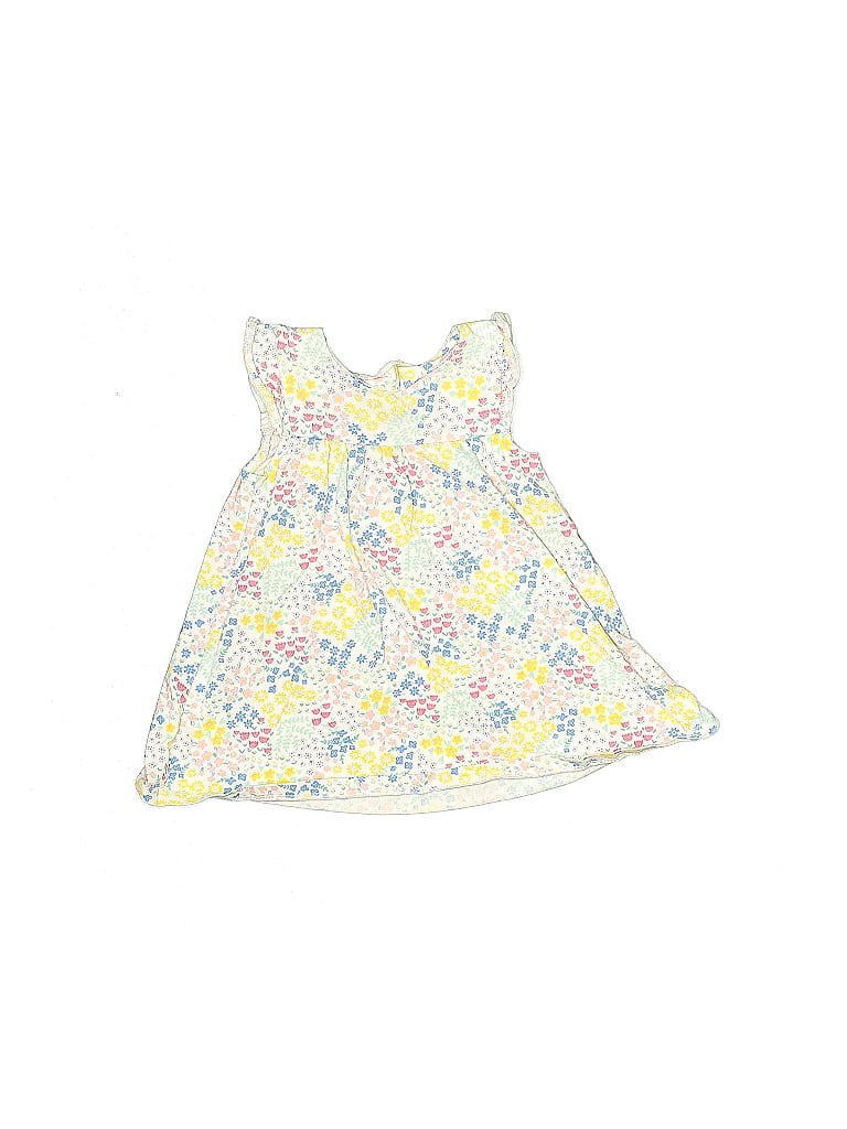 Baby Club 100% Cotton Yellow White Dress Size 70 - photo 1