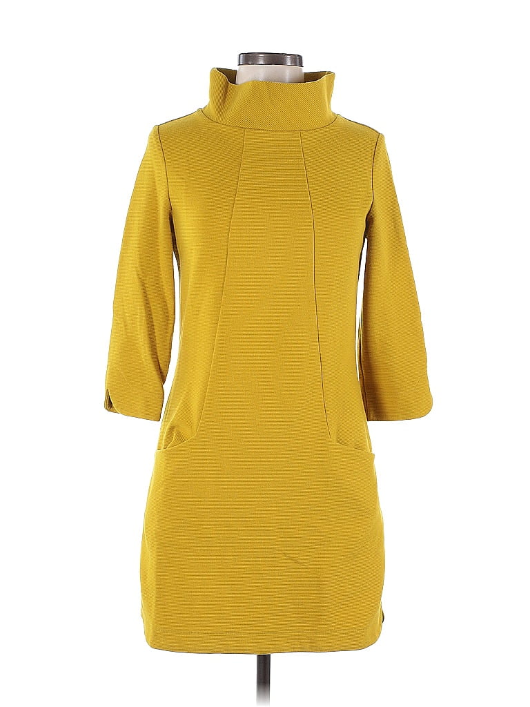 Boden Solid Yellow Casual Dress Size 6 - 22% off | ThredUp