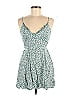 Zaful Floral Green Casual Dress Size M - photo 1