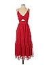 ML Monique Lhuillier 100% Polyester Hearts Red Cocktail Dress Size 4 - photo 1