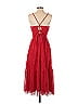 ML Monique Lhuillier 100% Polyester Hearts Red Cocktail Dress Size 4 - photo 2