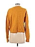 Unbranded Solid Yellow Pullover Sweater Size S - photo 2