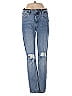 Anine Bing Hearts Blue Jeans Size 27 waist - photo 1