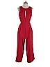 Greylin Solid Red Jumpsuit Size S - photo 1