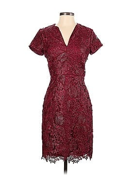 Hoss intropia women's red faux 2024 wrap dress size Medium