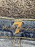 7 For All Mankind Stripes Blue Jeans Size 28 waist - photo 3