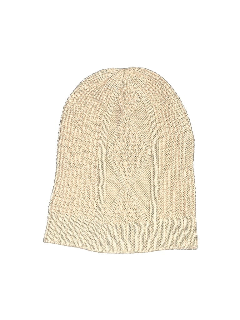 TJD 100% Acrylic Ivory Tan Beanie One size - photo 1