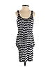 Boulee Chevron-herringbone Black Cocktail Dress Size 0 - photo 1